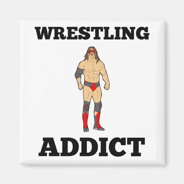 Wrestling Addict Magnet (Framsidan)