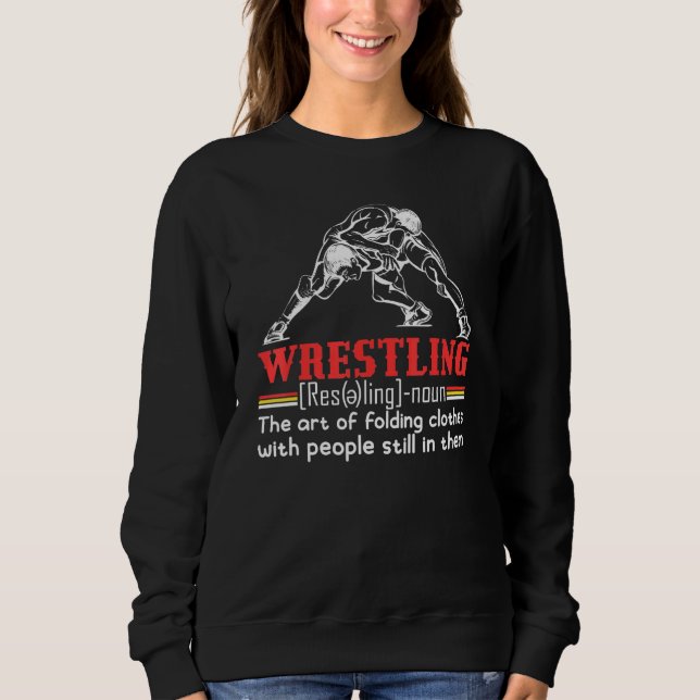 Wrestling Definition Women Manar Girl Boy Kids Wre T Shirt (Framsida)