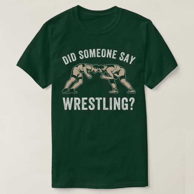 Wrestling Fläkt Amateur Wrestling Coach Funny Wres T Shirt (Design framsida)