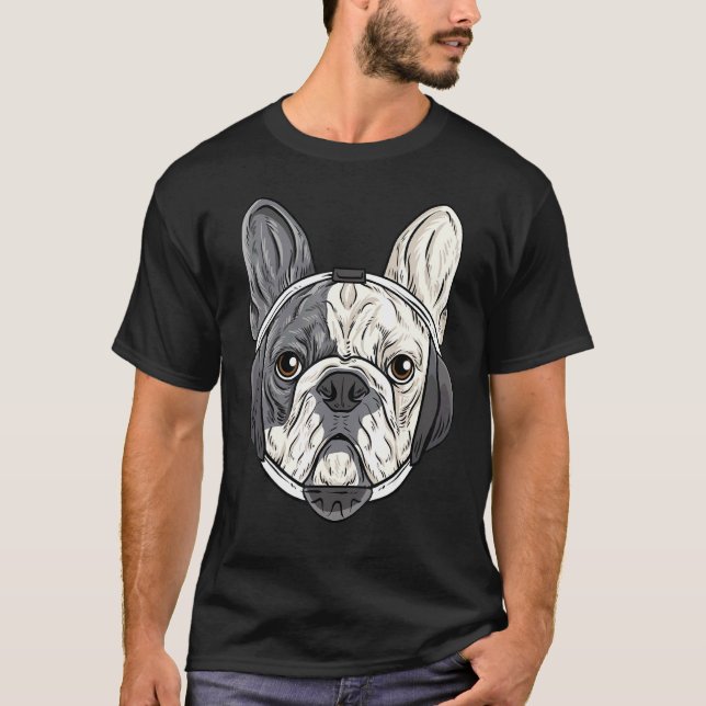 Wrestling Frenchie Kids Men Women T Shirt (Framsida)