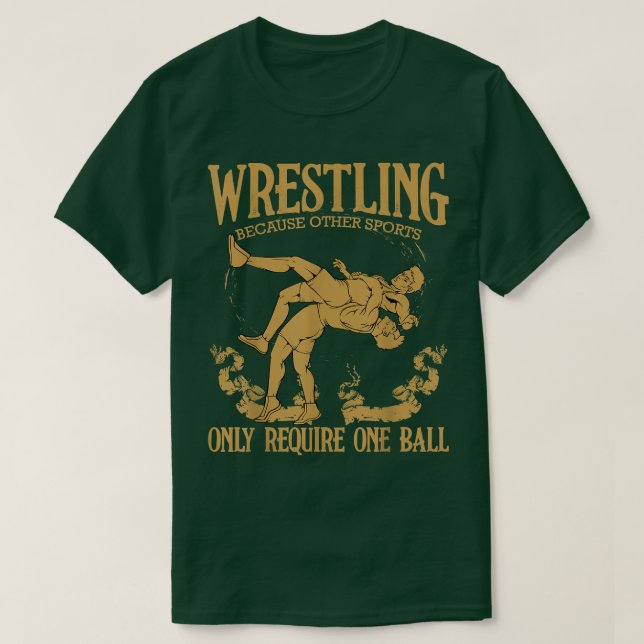 Wrestling Funny Martial Fight Warrior Headkick Lov T Shirt (Design framsida)