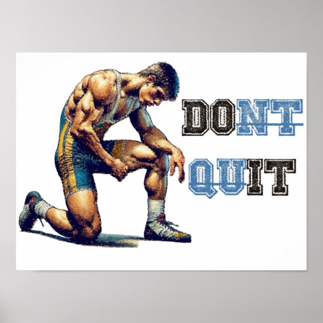 Wrestling - GÖRnt quIT Poster (Framsidan)