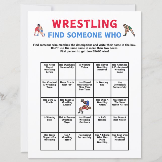 Wrestling Hitta någon som spelar (Framsida)