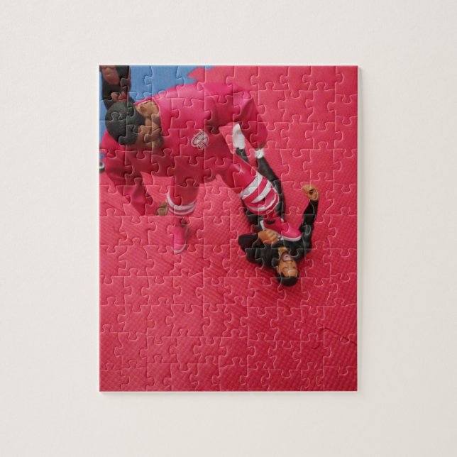 Wrestling Jigszawa Puzzle Pussel (Vertikal)
