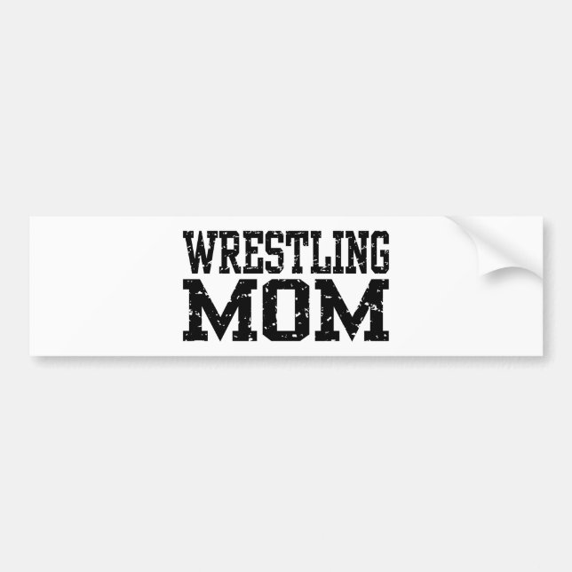 Wrestling Mamma Bildekal (Framsidan)