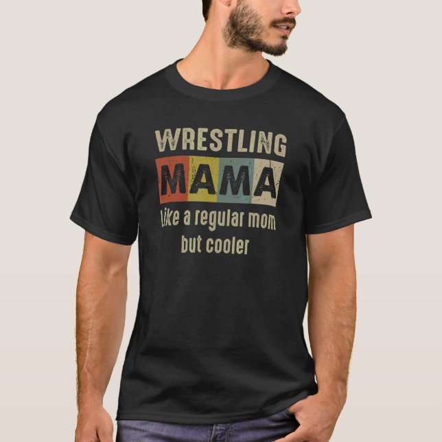 Wrestling Mamma Definition Proud Wrestling Mamma T Shirt (Framsida)