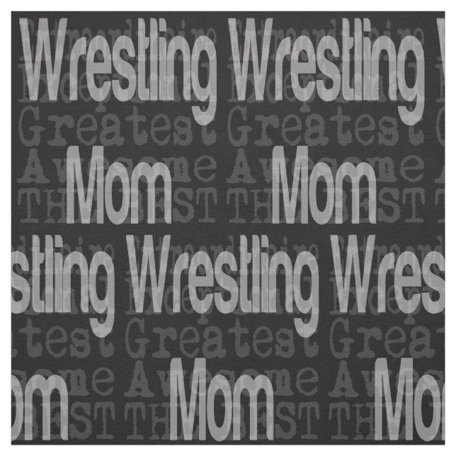 Wrestling Mamma Extraordinaire Tyg (Provkarta)
