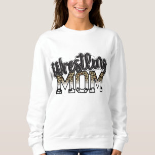 Wrestling Mamma Leopard Funny Wrestling Gifts for  T Shirt