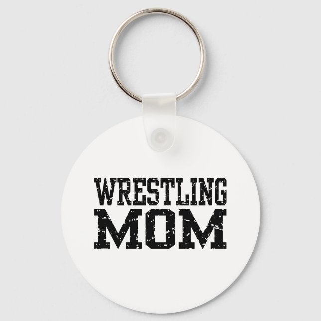 Wrestling Mamma Nyckelring (Framsida)