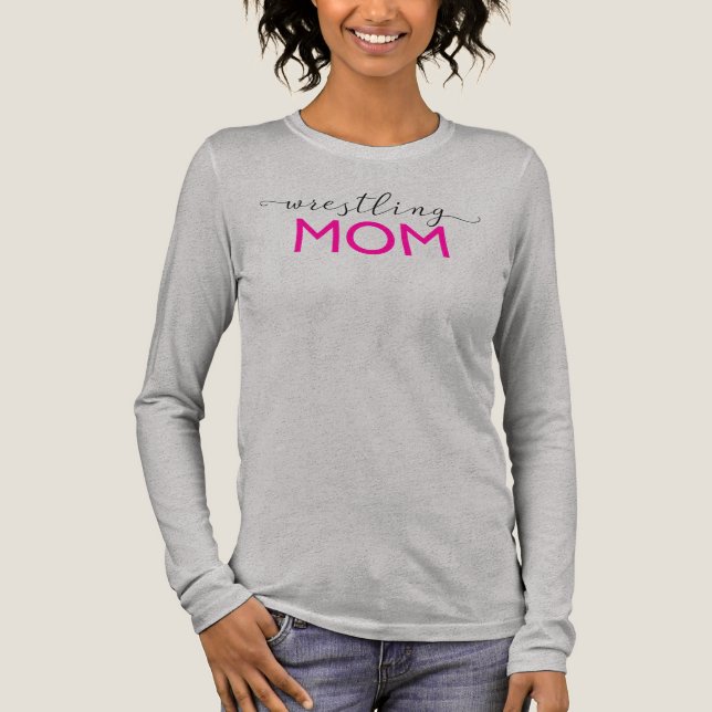 Wrestling Mamma Racerback Tank, Mor Gift Birthday T Shirt (Framsida)