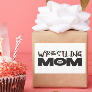 Wrestling Mamma Sticker Rektangulärt Klistermärke