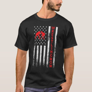 Wrestling Mamma Wrestler Mamma Vintage Amerikanska T Shirt