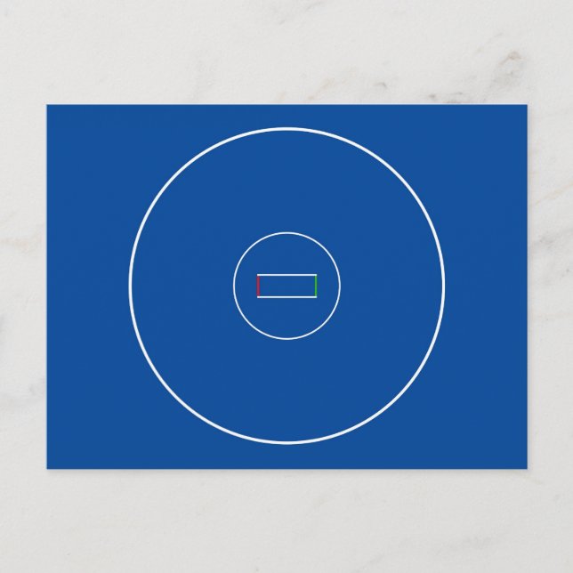 Wrestling Mat Vykort (Framsida)