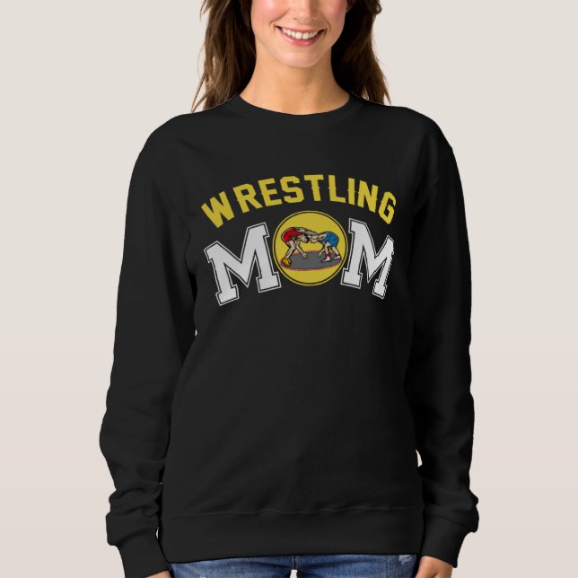 Wrestling Mom  Wrestling Player For Mother s Day T Shirt (Framsida)