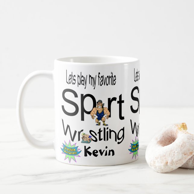 Wrestling Mugg Sports (Med munk)