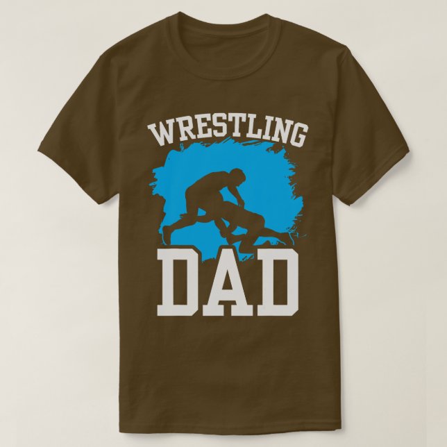 Wrestling Pappa Wrestler Wrestle Hobby Martial Art T Shirt (Design framsida)