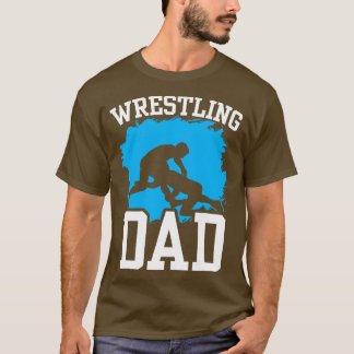 Wrestling Pappa Wrestler Wrestle Hobby Martial Art T Shirt