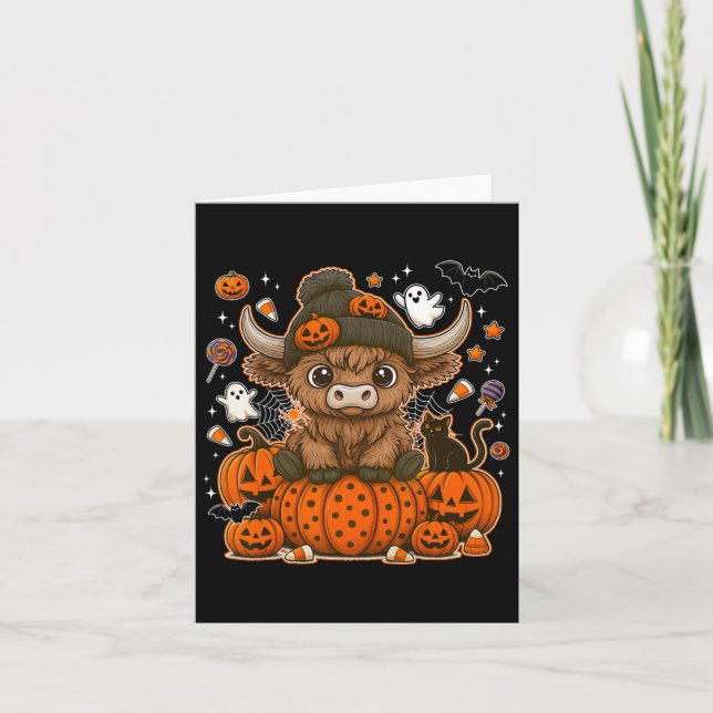 Wrestling Pumpkin Halloween Costume Kort (Framsida)