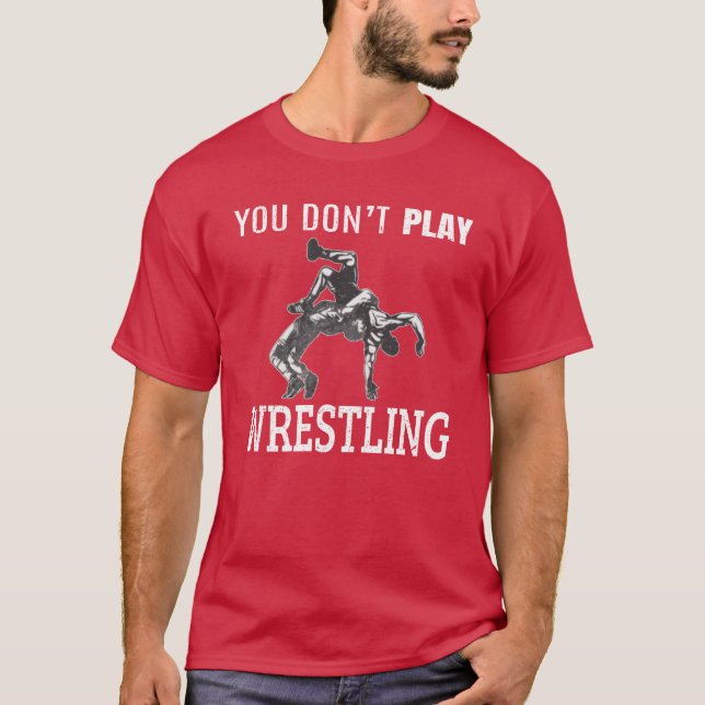 Wrestling Quote For Wrestler Boys boy T Shirt (Framsida)