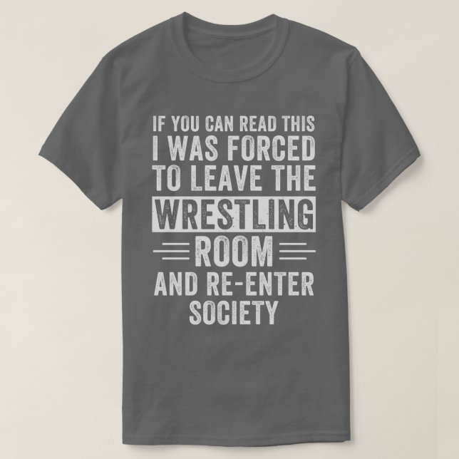 Wrestling Room Funny Wrestle Wrestler Amateur Wres T Shirt (Design framsida)