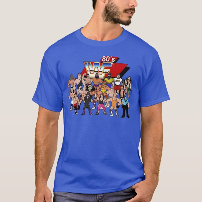 Wrestling Roster 80s T-Shirt (Framsida)