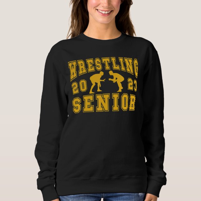 Wrestling Senior Night Wrestling Senior 2023 Gradu T Shirt (Framsida)