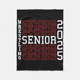 Wrestling Senior Night Wrestling Senior 2025 Gradu Fleecefilt