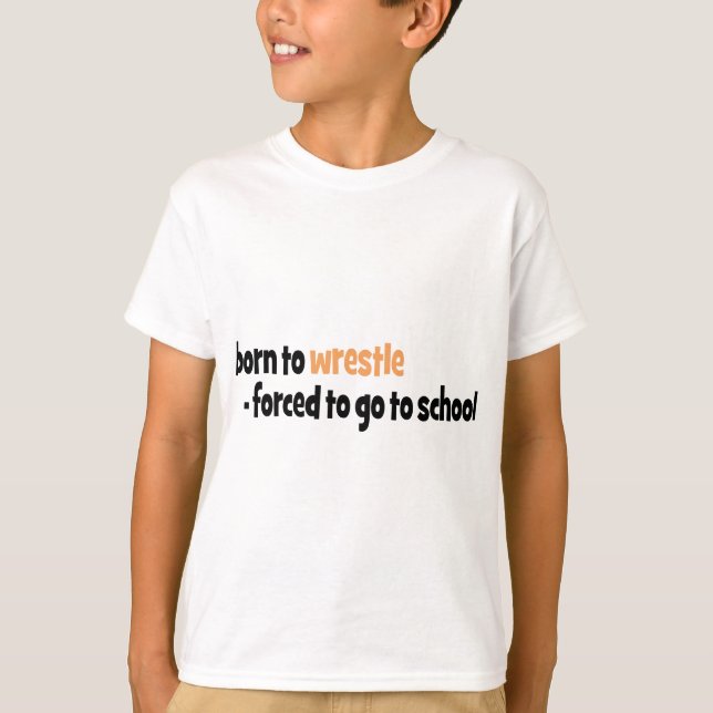 wrestling t shirt (Framsida)