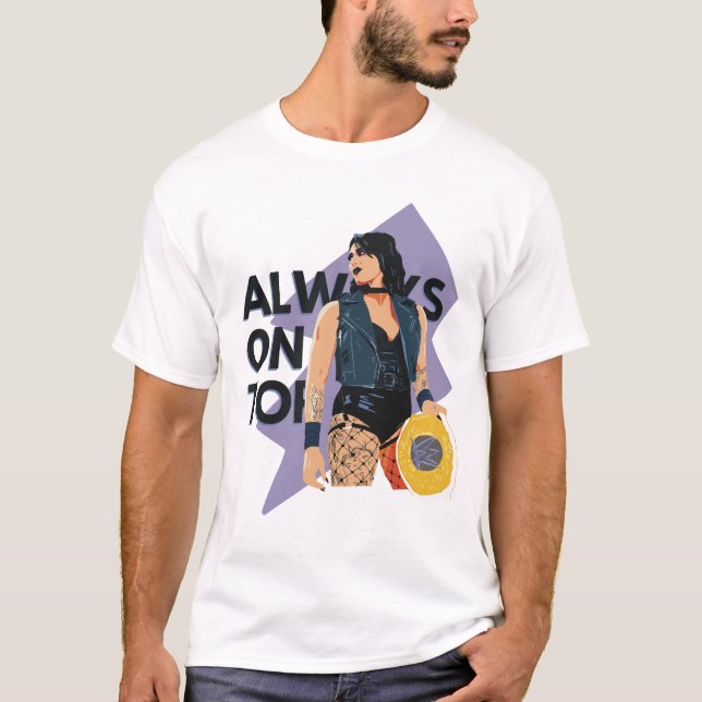 Wrestling t-shirt Rhea gift for wrestling fan  (Framsida)