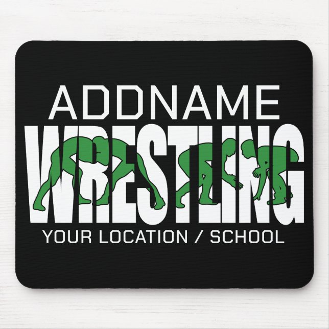 Wrestling Team ADD TEXT School Idrottsman Wrestler Musmatta (Framsidan)