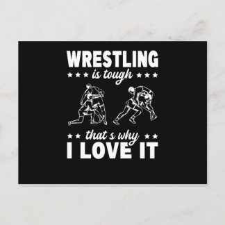 Wrestling Tough Why I Love It Martial Arts Fan Vykort