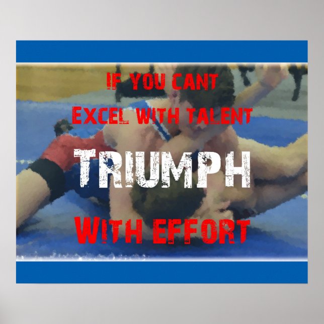 Wrestling Triumph Poster (Framsidan)