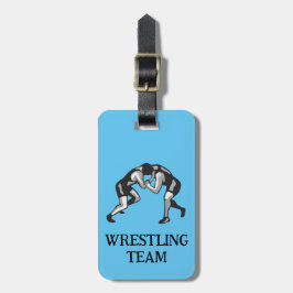 Wrestling Wrestler Design Bagagebricka