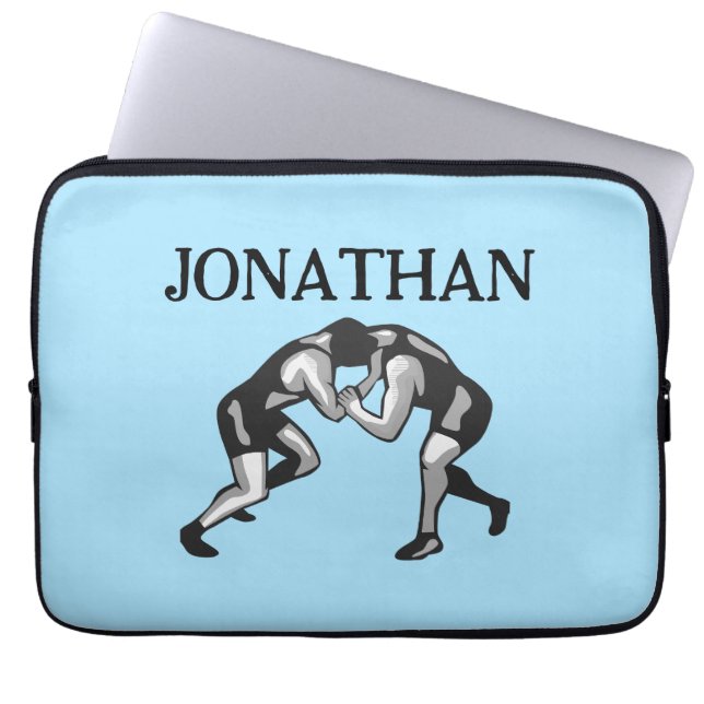 Wrestling Wrestler Design Laptop Fodral (Framsidan)