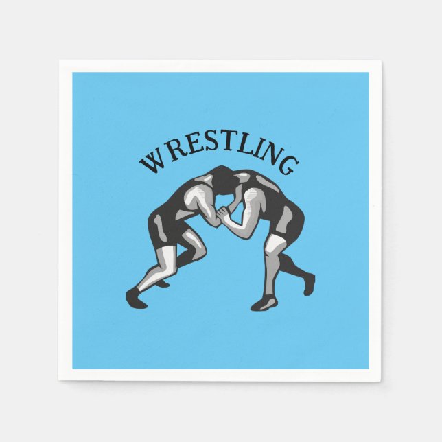 Wrestling Wrestler Design Pappersservett (Framsidan)
