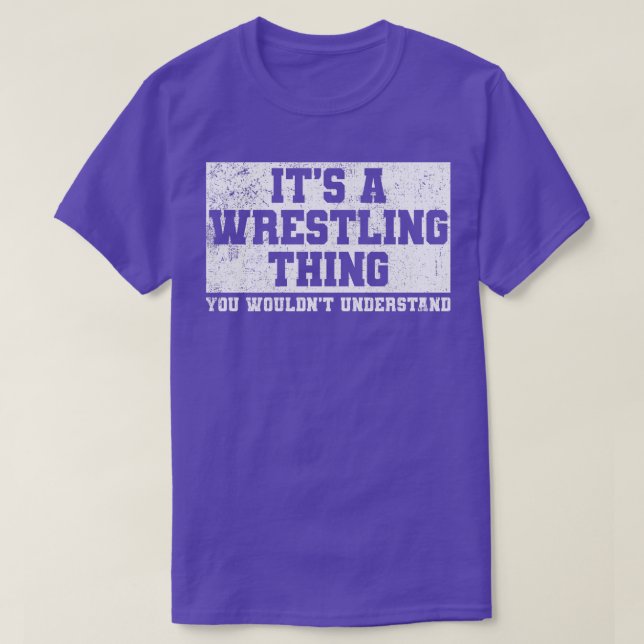 Wrestling Wrestler T Shirt (Design framsida)