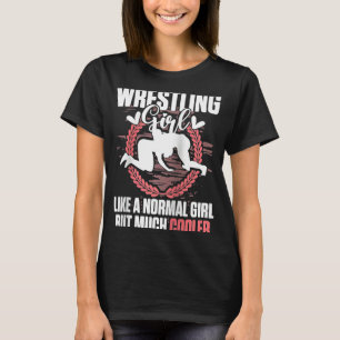 Wrestling Wrestler Wrestling Girl som en vanlig Gi T Shirt