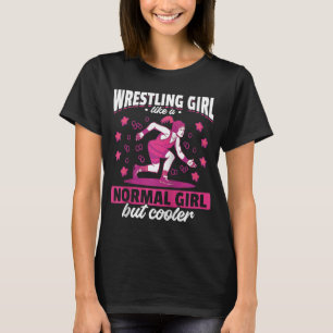 Wrestling Wrestler Wrestling Girl som en vanlig Gi T Shirt
