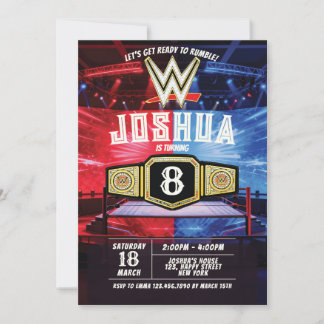 Wrestling WWE födelsedagsinbjudan Inbjudningar