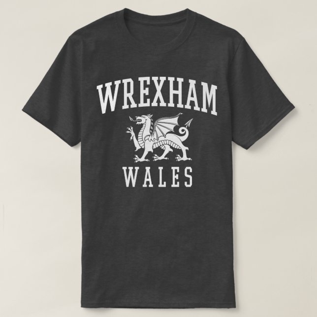 Wrexham Wales T Shirt (Design framsida)