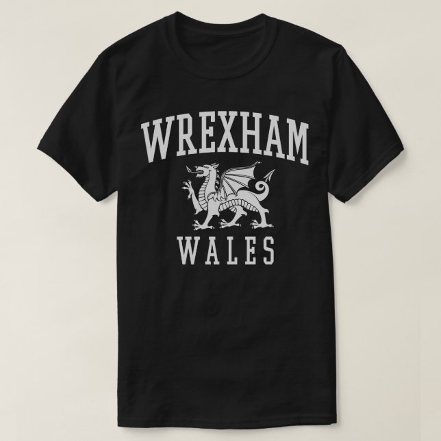 Wrexham Wales T Shirt (Design framsida)