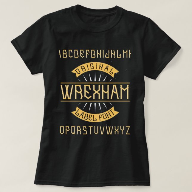 wrexham wrexham afc wales wrexham fooball cymru wr t shirt (Design framsida)