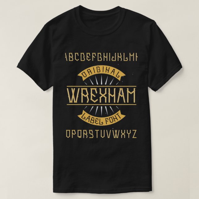 wrexham, wrexham afc, wales, wrexham Football, cym T Shirt (Design framsida)