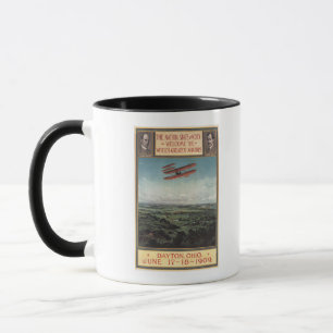 Wright broderflygplan mugg