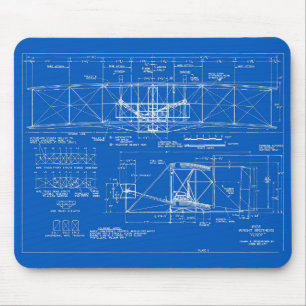 Wright Bros. "Reklamblad" ritning 1903 Musmatta