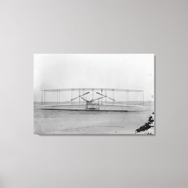 Wright Brothers 1903 Maskin (framsidan) Canvastryck (Framsida)