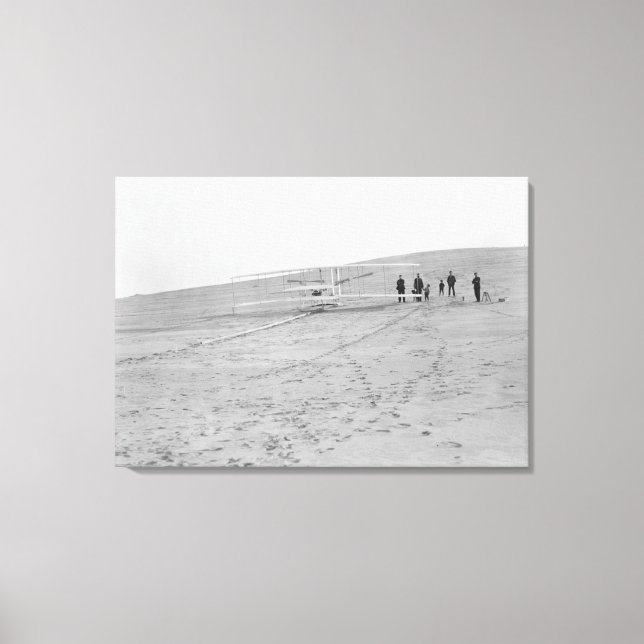 Wright Brothers 1903 Maskin vid Canvastryck (Framsida)
