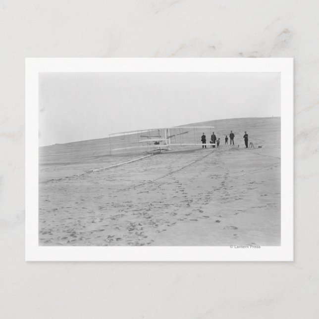 Wright Brothers 1903 Maskin vid Vykort (Framsida)