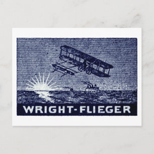 Wright Brothers Aircraft 1909 Vykort