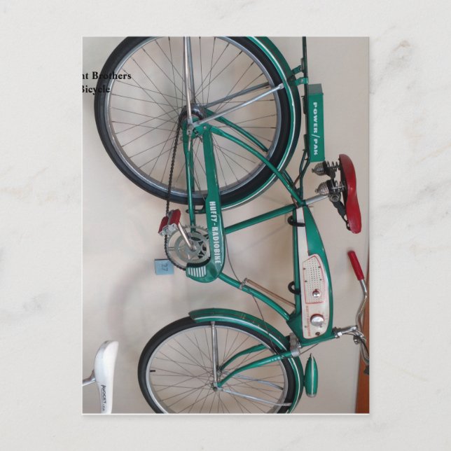 Wright Brothers Bicycle Vykort (Framsida)